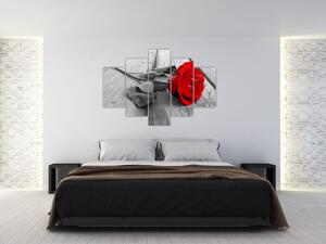 Tablou cu trandafiri roșii (150x105 cm)