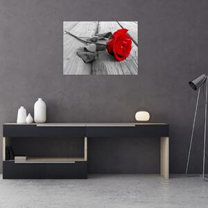Tablou cu trandafiri roșii (70x50 cm)