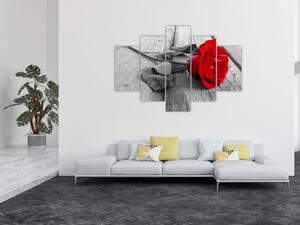 Tablou cu trandafiri roșii (150x105 cm)