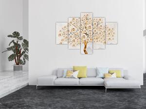 Tablou cu copac cu flori (150x105 cm)
