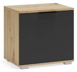 Pantofar CLIF ST-50, stejar artisan/gri antracit, PAL laminat, 50x38x4