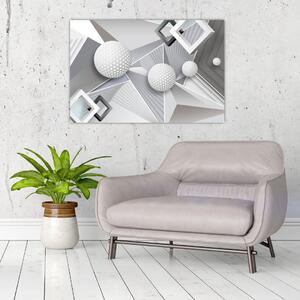 Tablou geometric abstract (90x60 cm)
