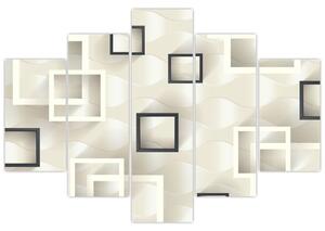 Tablou geometric abstract (150x105 cm)