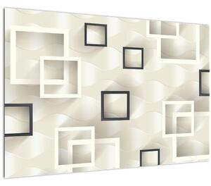 Tablou geometric abstract (90x60 cm)
