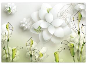 Tablou cu flori (70x50 cm)