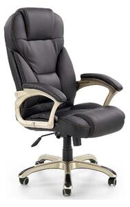 Scaun directorial DESMOND, negru, piele ecologica, 67x70x112/119 cm