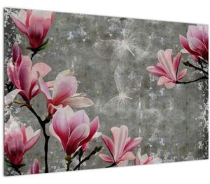 Tablou cu flori (90x60 cm)