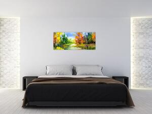 Tablou - Peisaj - pictură (120x50 cm)