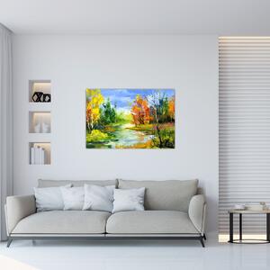 Tablou - Peisaj - pictură (90x60 cm)
