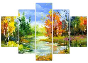 Tablou - Peisaj - pictură (150x105 cm)