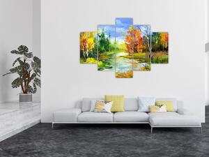Tablou - Peisaj - pictură (150x105 cm)