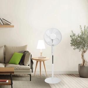 Ventilator stand 45 W cu telecomandă - alb