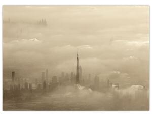 Tablou - Oraș în nori (70x50 cm)