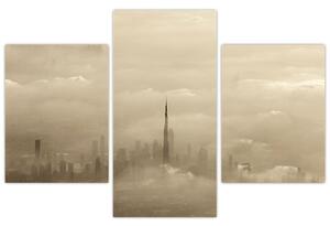 Tablou - Oraș în nori (90x60 cm)