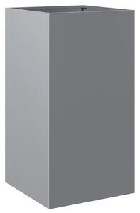 Jardinieră, argintiu, 42x38x75 cm, oțel galvanizat
