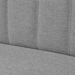 Canapea din material textil 117 x 55,5 x 77 cm, gri deschis