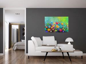 Tablou - Flori abstract (90x60 cm)