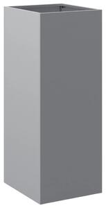 Jardinieră, argintiu, 32x27,5x75 cm, oțel galvanizat