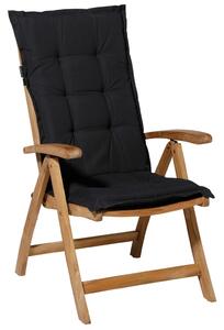Madison Pernă de scaun cu spătar înalt Panama, negru, 123x50 cm PHOSB223