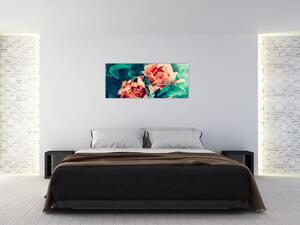 Tablou - Flori de primăvară (120x50 cm)