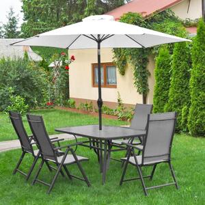 Set mobilier de grădină 6 piese AVENBERG HARMONY gri-bej