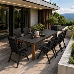Set mobilier de grădină VALHALLA + 8x ISLA PLUS