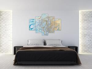 Tablou - Marmură albastră (150x105 cm)