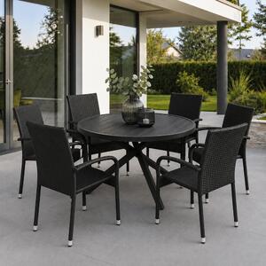 Set mobilier de grădină SIGRID + 6x PARIS