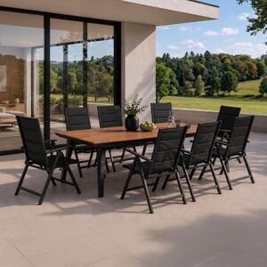 Set mobilier de grădină ODIN + 8x ISLA PLUS