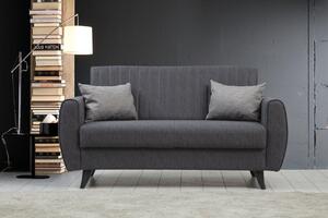 Canapea extensibila cu 2 locuri Alkon cu Lada de Depozitare, 158x86x77 cm