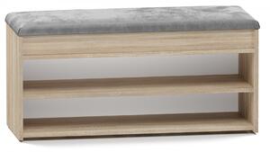 TEBAS106 - Bancuta, pantofar, 100x 35 x 49 cm, Sonoma, PAL