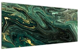 Tablou - Marmură verde (120x50 cm)