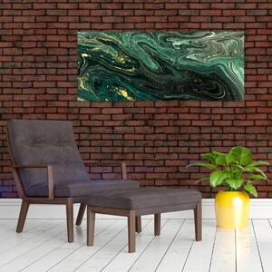Tablou - Marmură verde (120x50 cm)