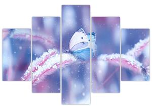 Tablou - Fluturi iarna (150x105 cm)