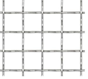 Gard de sârmă sertizată, 100x85 cm, 11x11x2 mm, oțel inoxidabil