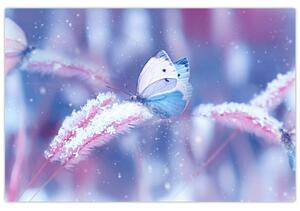 Tablou - Fluturi iarna (90x60 cm)