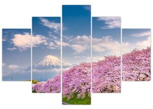 Tablou - Peisaj de primăvară japonez (150x105 cm)