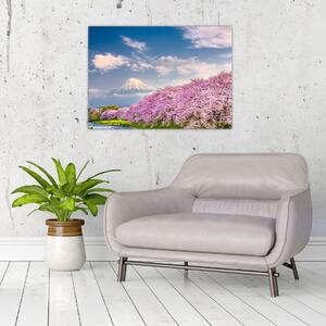 Tablou - Peisaj de primăvară japonez (70x50 cm)