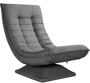 Scaun extensibil din material textil Aberdeen - 360°, 5 poziții Gri
