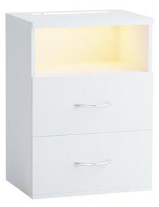 Jamie noptieră cu iluminare LED și USB - 55 × 40 × 28 cm antracitová