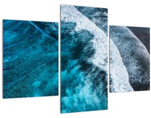 Tablou - Valuri pe mare (90x60 cm)
