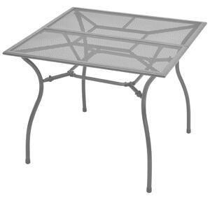 Masă de grădină, 90 x 90 x 72 cm, plasă din oțel