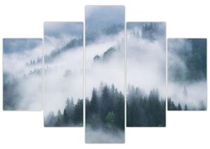 Tablou - Copacii în ceață (150x105 cm)