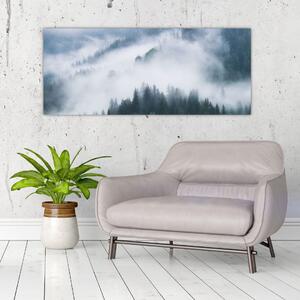 Tablou - Copacii în ceață (120x50 cm)