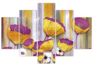 Tablou - Ilustrațir cu flori (150x105 cm)