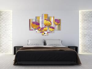 Tablou - Ilustrațir cu flori (150x105 cm)