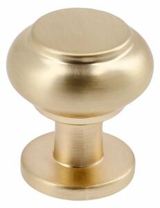 Buton pentru mobila Stilo, finisaj auriu periat GT, D:22 mm