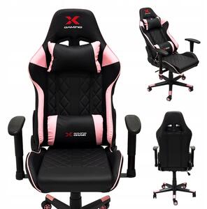 Scaun de gaming Xgaming Xcom2 - negru și roz