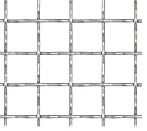 Gard sârmă sertizată, 100x85 cm, 21x21x2,5 mm, oțel inoxidabil