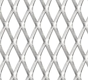 Gard de sârmă grădină, 50x50 cm, 30x17x2,5 mm, oțel inoxidabil